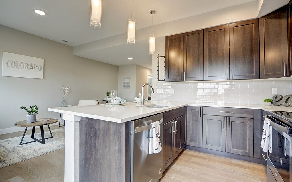 Interior Design residential townhouse multi-family Real estate Projects - Weins Development Group - Award-winning real estate developers in Denver, Colorado. Top #1 of Builders producing high-quality townhomes, condos, apartments, retail, & office projects