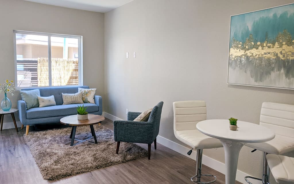 Living Room Residential townhouse multi-family Real estate Projects - Weins Development Group - Award-winning real estate developers in Denver, Colorado. Top #1 of Builders producing high-quality townhomes, condos, apartments, retail, & office projects